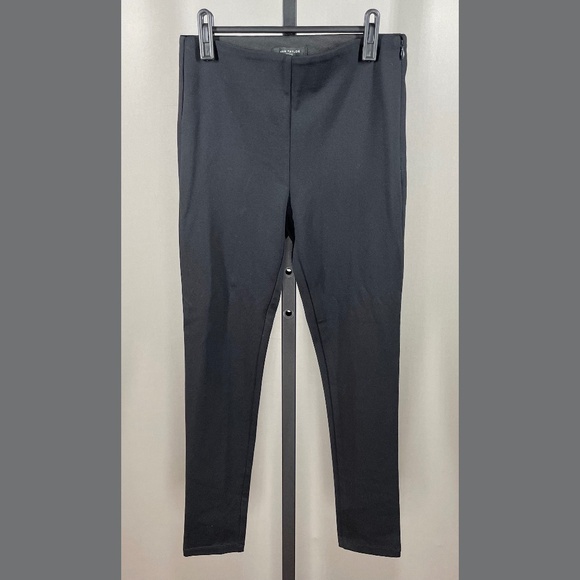 NEW Ann Taylor Pants Womens Small Petite black skinny ponte classic casual - Picture 1 of 9